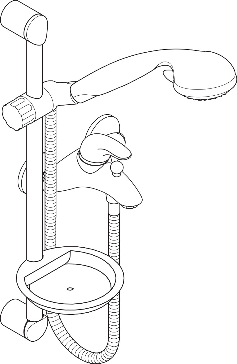 HG Croma 2jet/Talis Elegance showercombi
