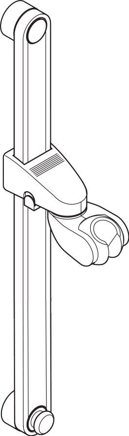 Shower bar E 90 cm