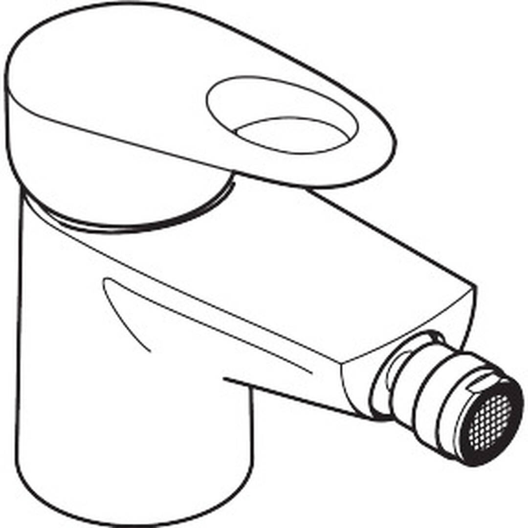 HG bidet mixer Mediano chrome