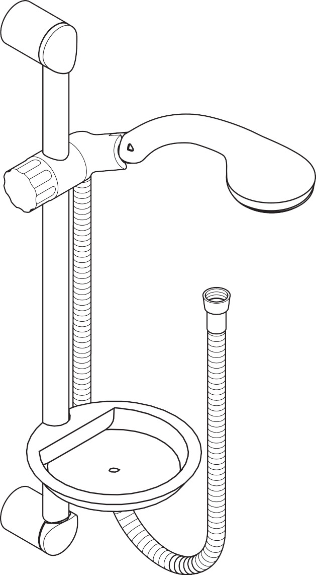 HG shower set Zenio Metro 1/Unica chrome
