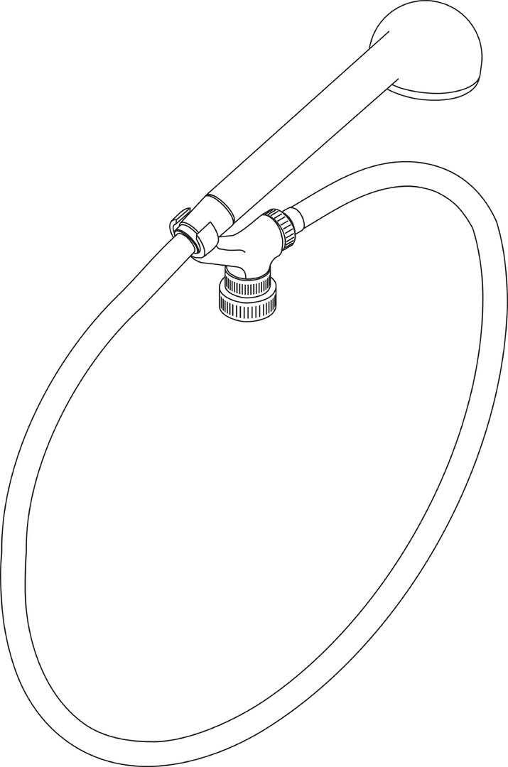 Shower holder set TASTIC   WHITE**