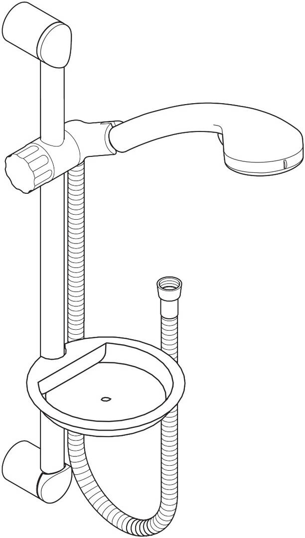 HG Croma Variojet/Unica'S shower set**