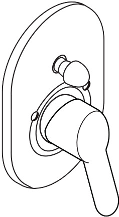 HG Bath mixer concealed Sportive 2