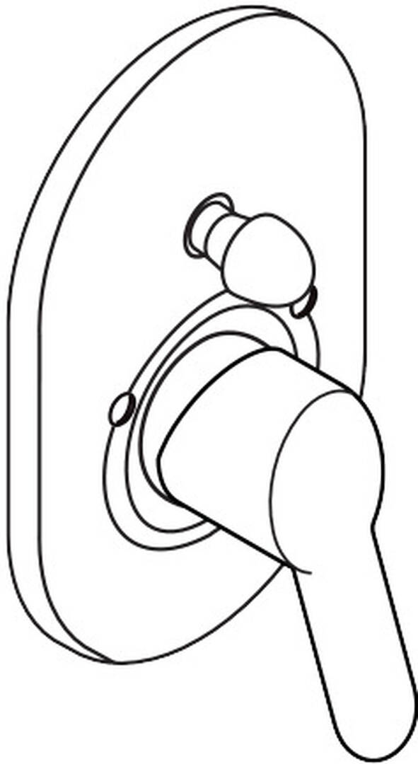 HG Bath mixer concealed Sportive 2