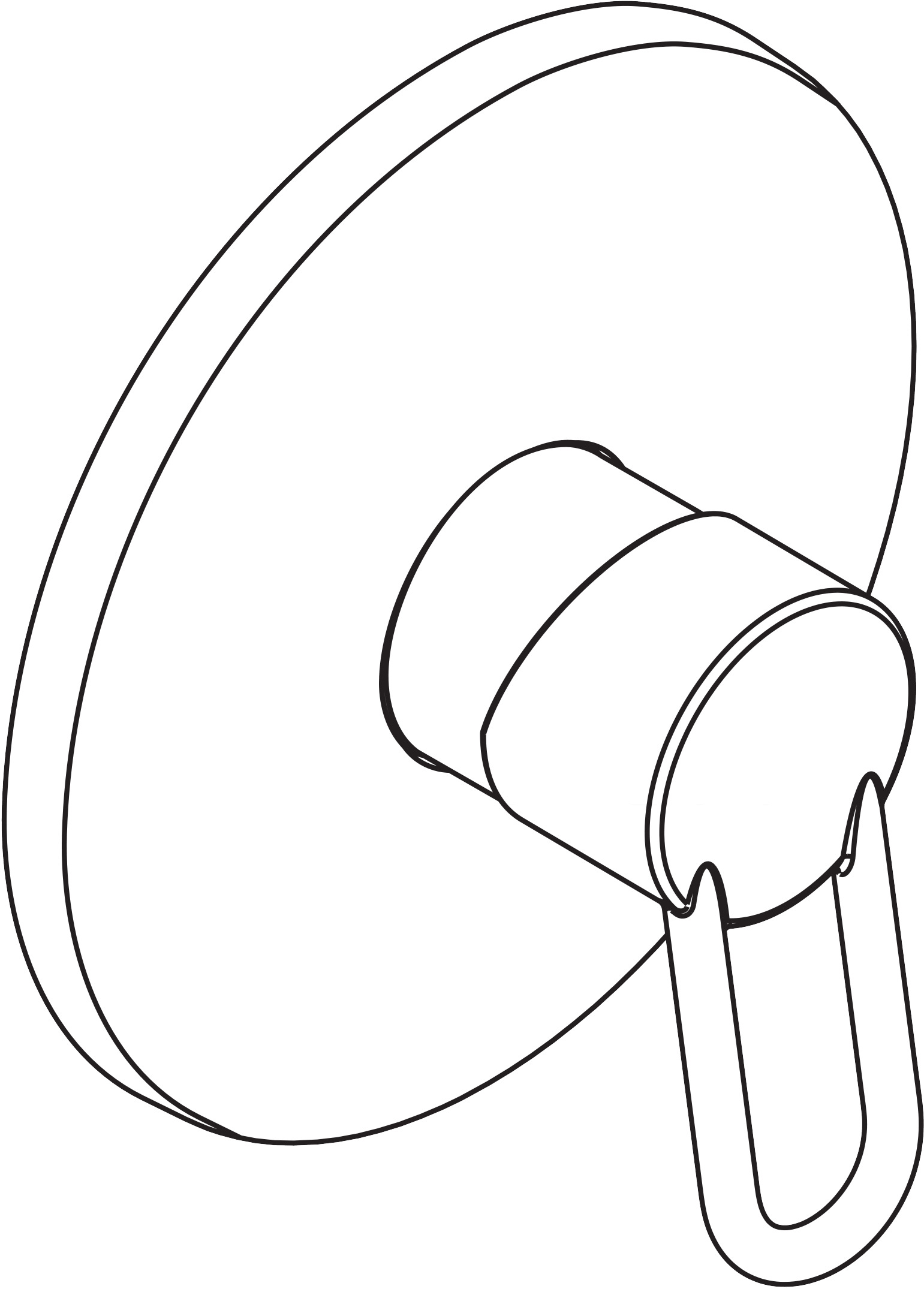 Single Lever Bath Mixer DN15 for concealed installation