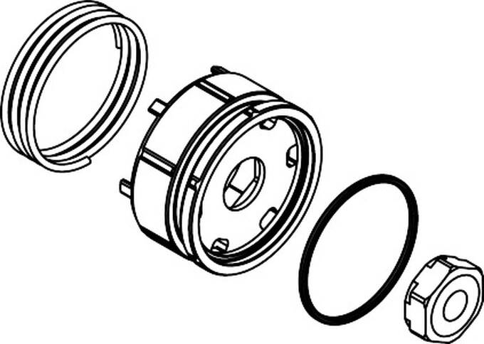ressort avec douille — visuel fabricant illustratif