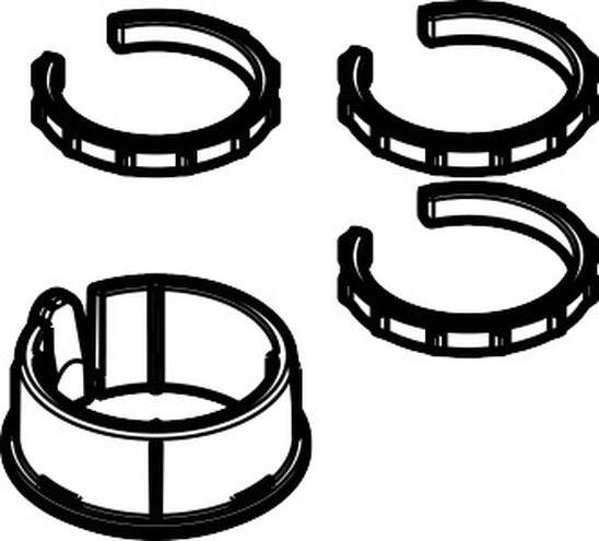 Grohe 42326000 Scudo Per Cartuccia Rapids - Nero, Compatibile Con Modelli 0.82 E 1 Metro - Foto 5