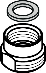 hansgrohe Spare parts: HG Reduction coupling iBox universal, Item 