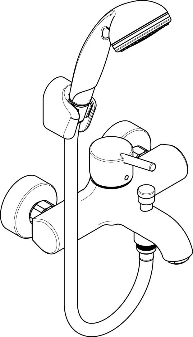HG shower combi Crom 1jet/Talis S