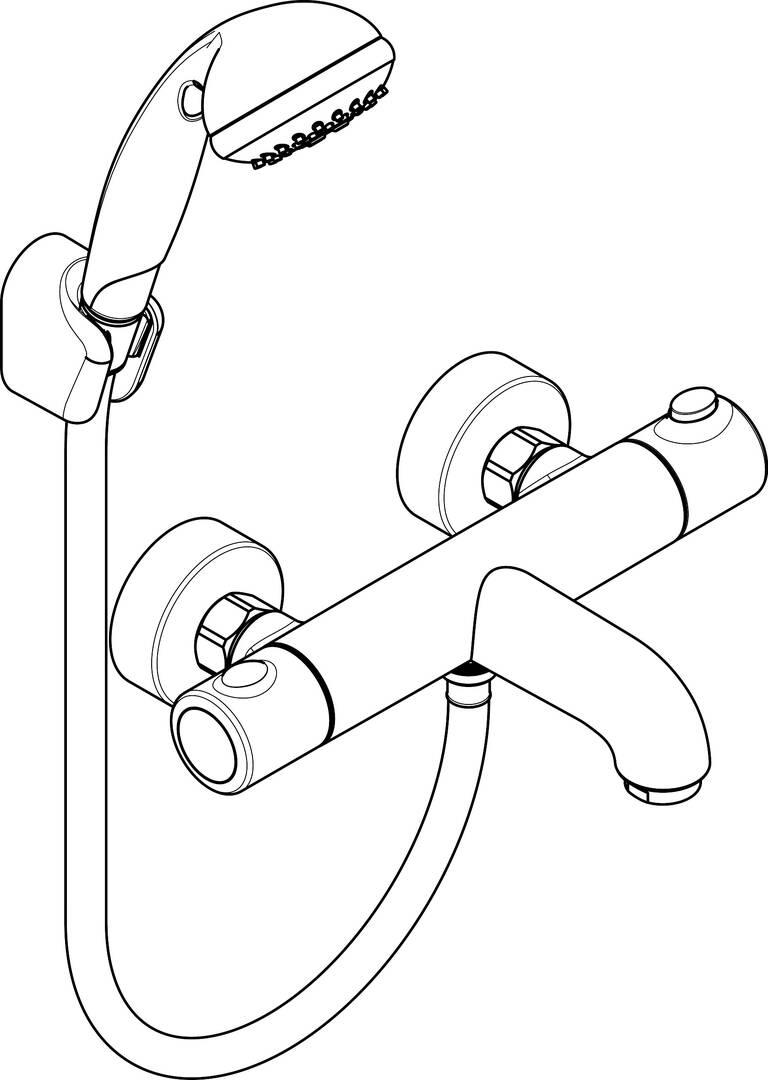HG Croma 2jet/Ecostat 1001 showercombi