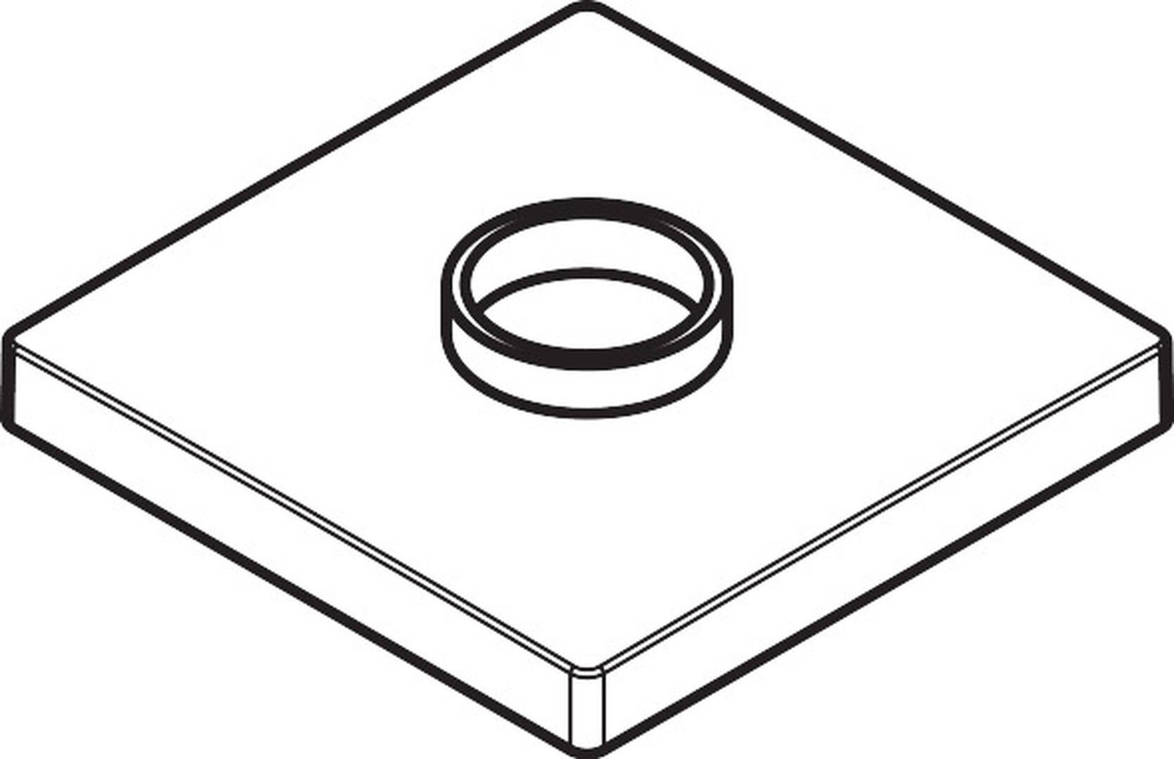 Hansgrohe ersatzteile rosette 71 x 71 mm art nr 93139000