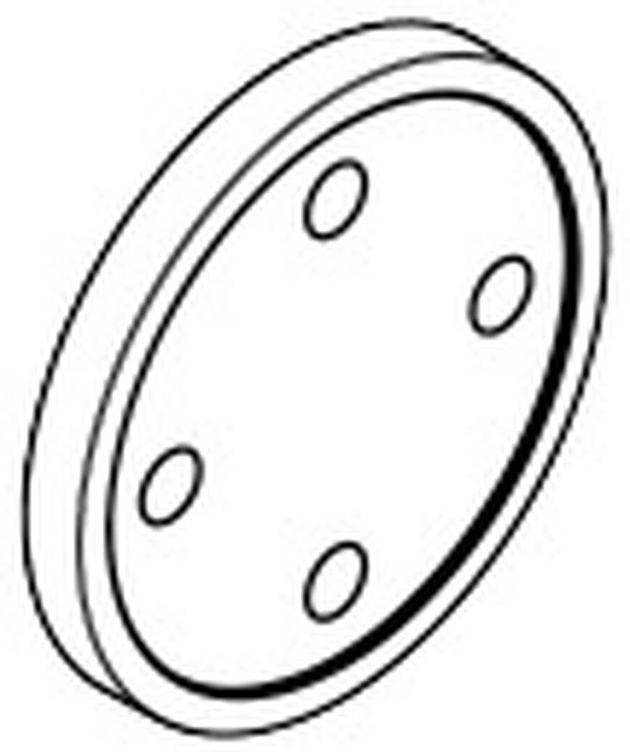 Fliesenausgleichsscheibe Ø 60 mm für Showerpipe