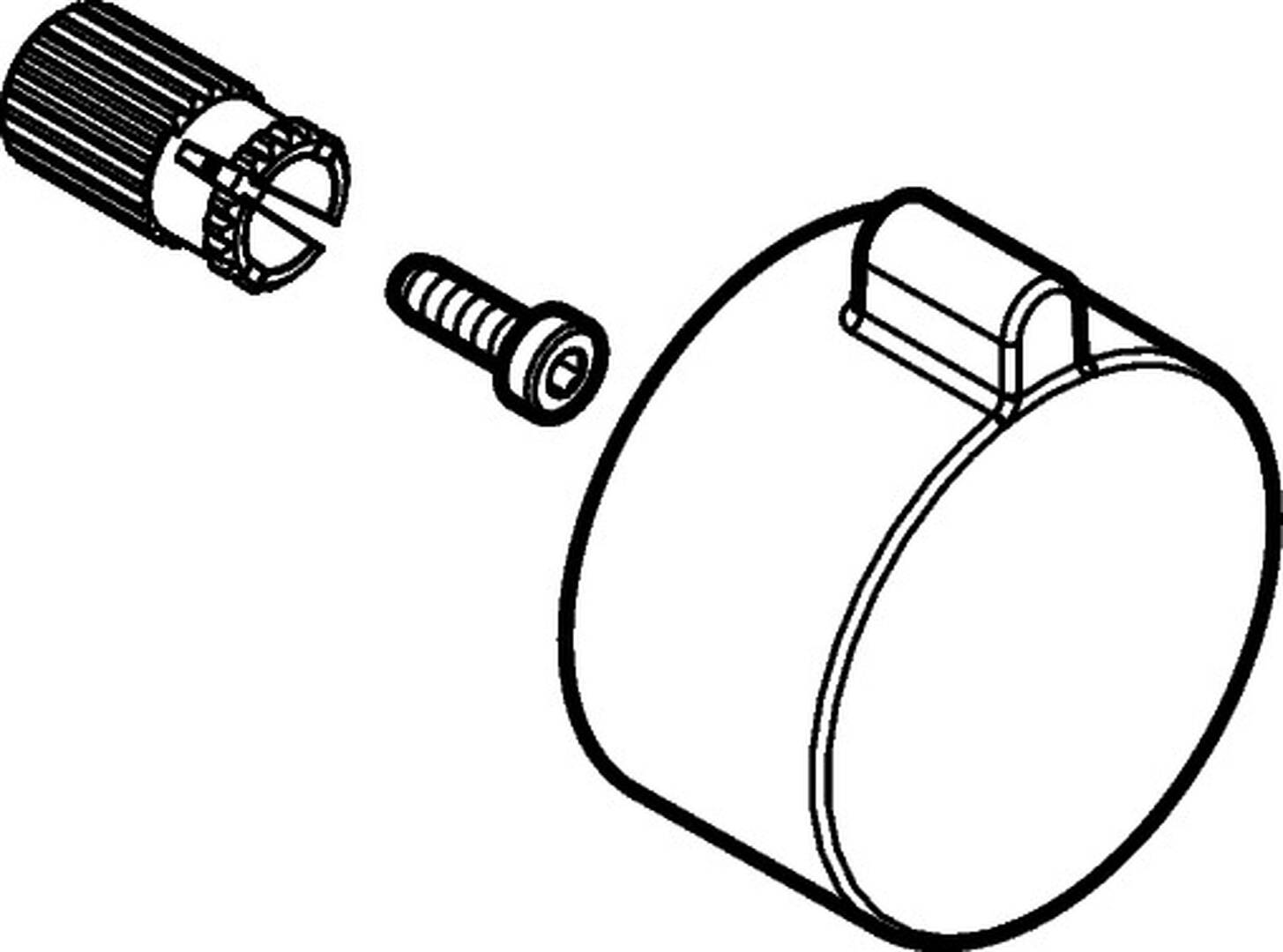 hansgrohe Spare parts Handle for temperature control / valve, Item No