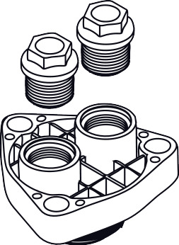 AXOR Rough, Freestanding Tub Filler: Rough, Freestanding Tub