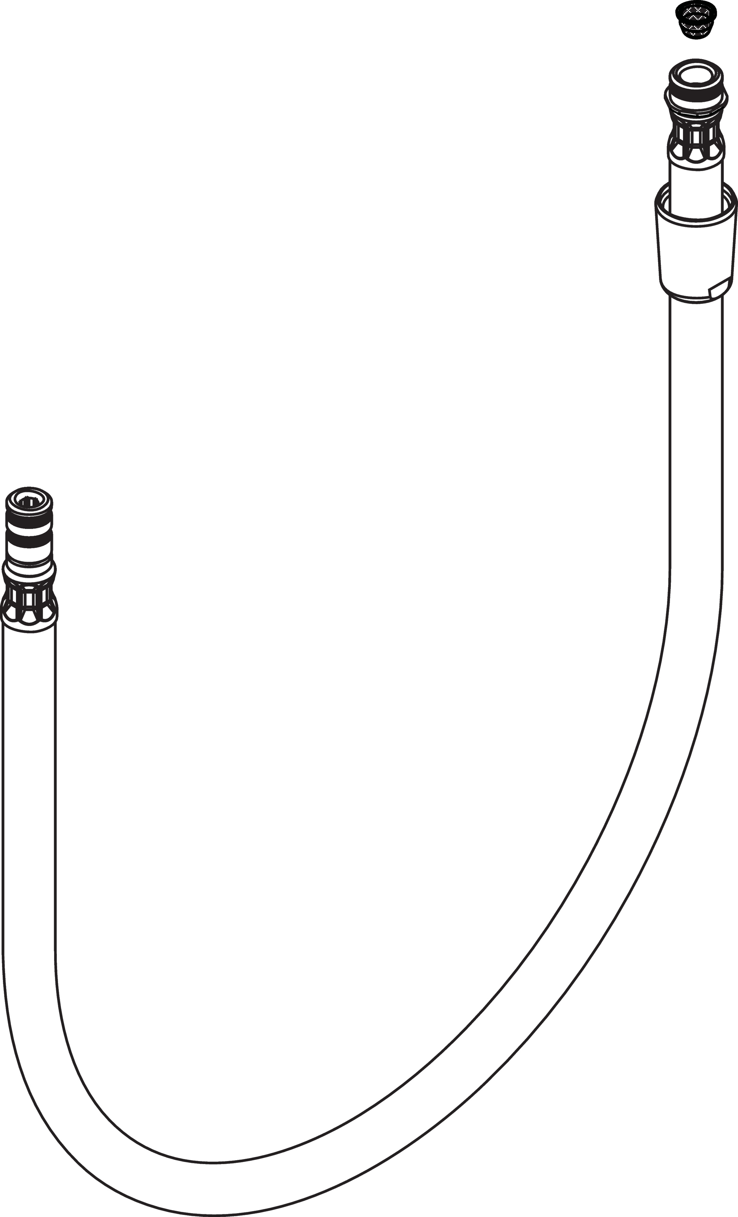 AXOR Spare parts: HG Hose AXOR Starck X Allegra sink mixer AXOR Spare parts: HG Hose AXOR Starck X Allegra sink mixer