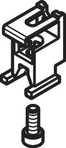 hansgrohe Spare parts: Mounting set for Unica wall bars, Item No 