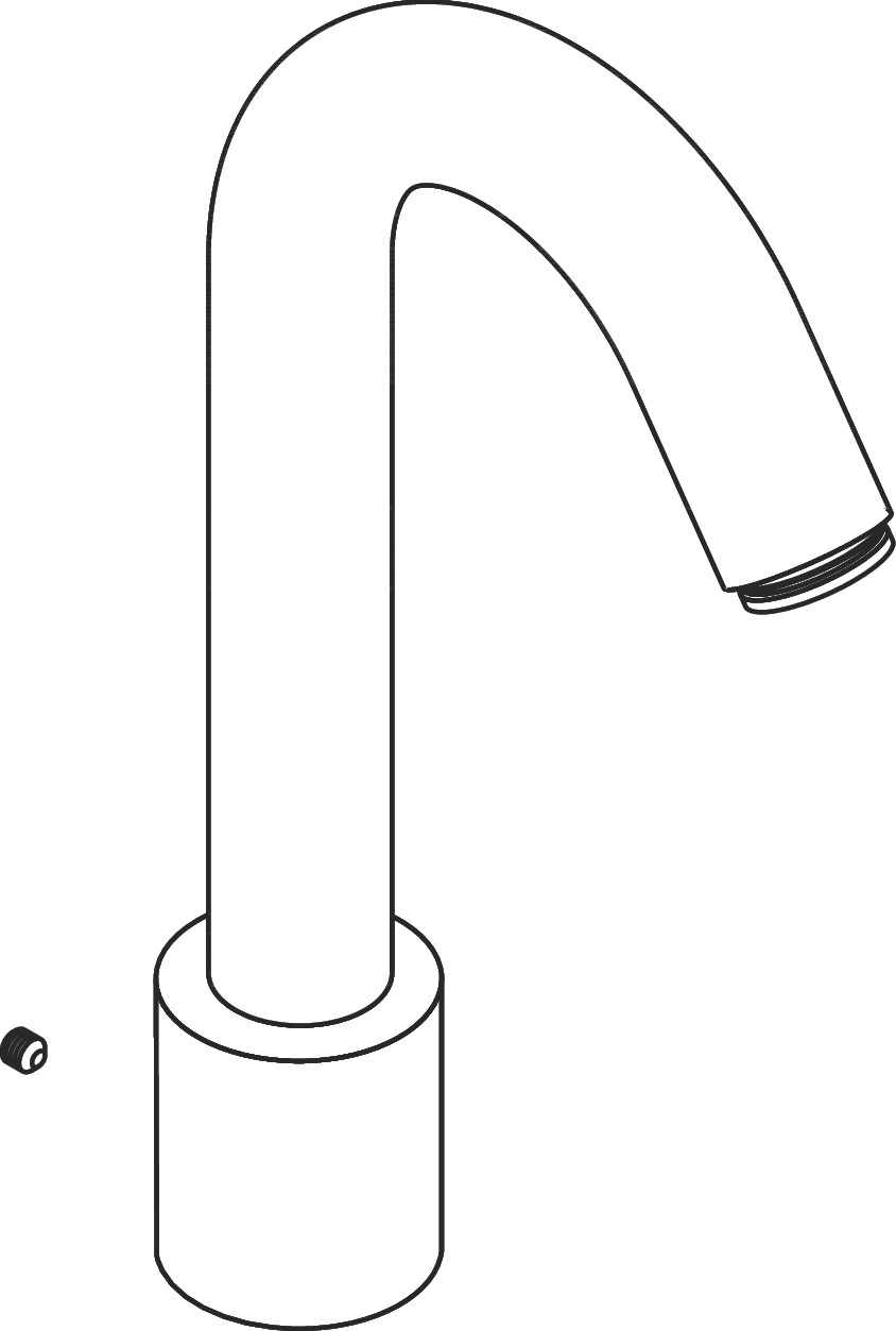 Hansgrohe Spare Parts HG Spout Talis S S2 4 Hole Bath Mixer Item No   153  Hzg01582 Eps 