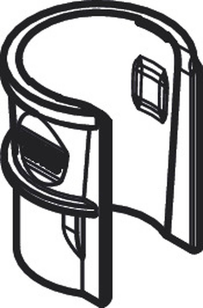 hansgrohe Spare parts: guide for square version, Item No. 94635000
