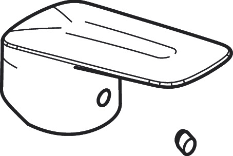 ANDRESLAD 2x Regenschirm Griff Ersatz - Gebogener Griff Für Faltbare Schirme In Schwarz