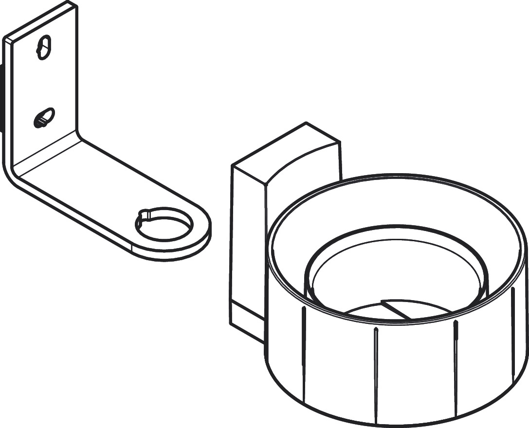 hansgrohe Spare parts: Support cpl. for WC-brush, Item No. 94798670