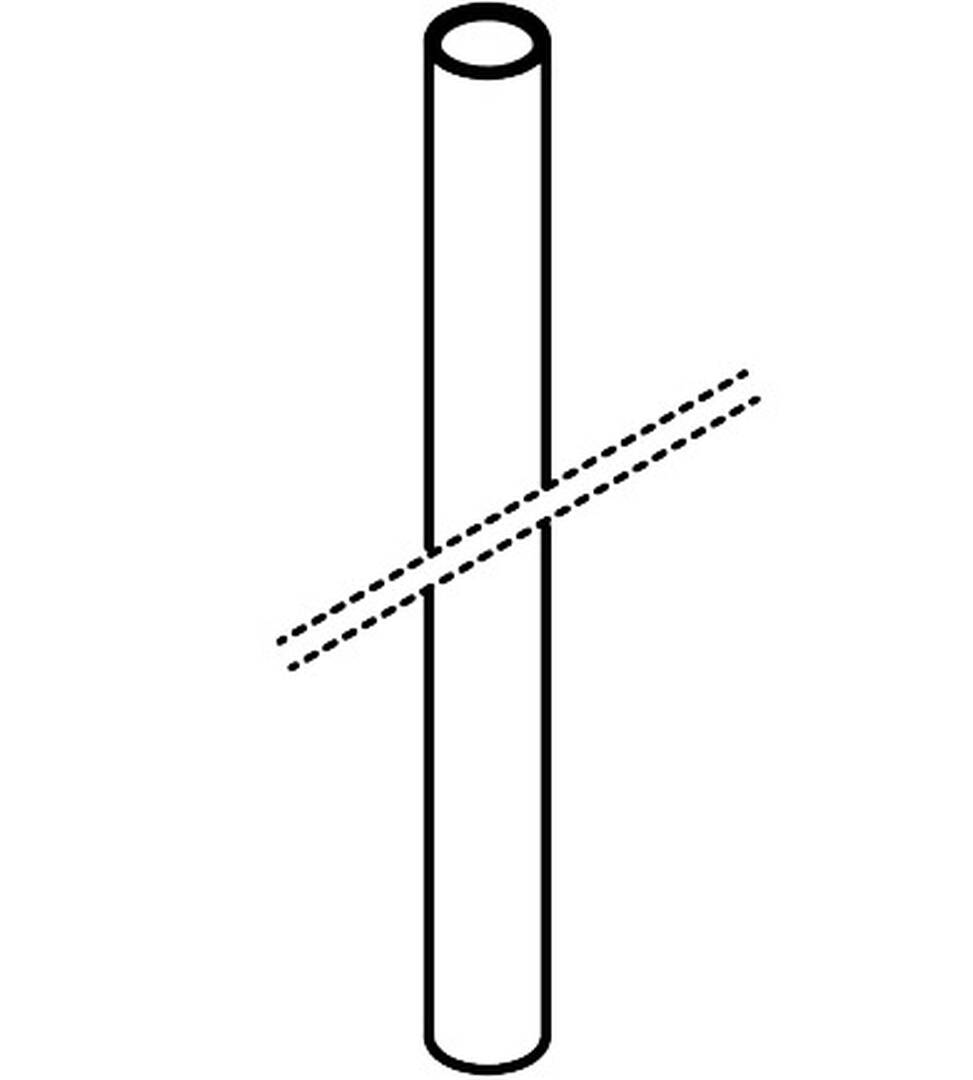Steigrohr für Showerpipe 973 mm