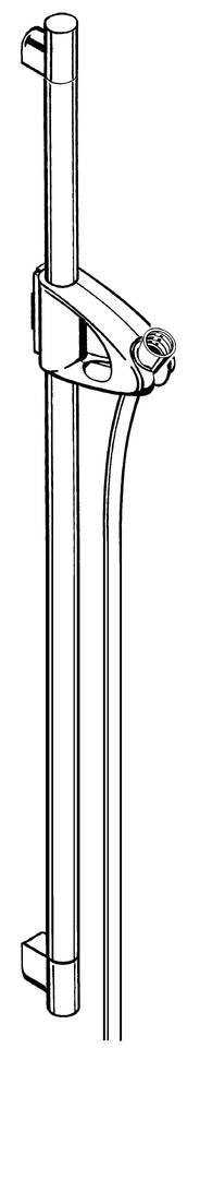 Shower bar D 90 cm