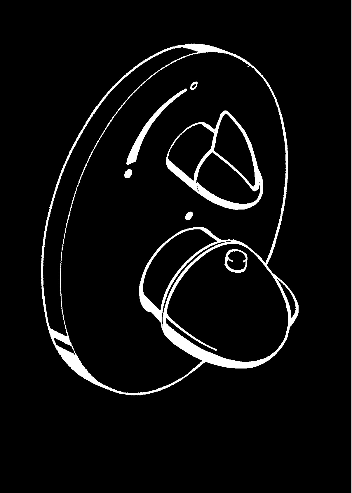 Set de finition pour mitigeur thermostatique E encastré avec robinet d'arrêt