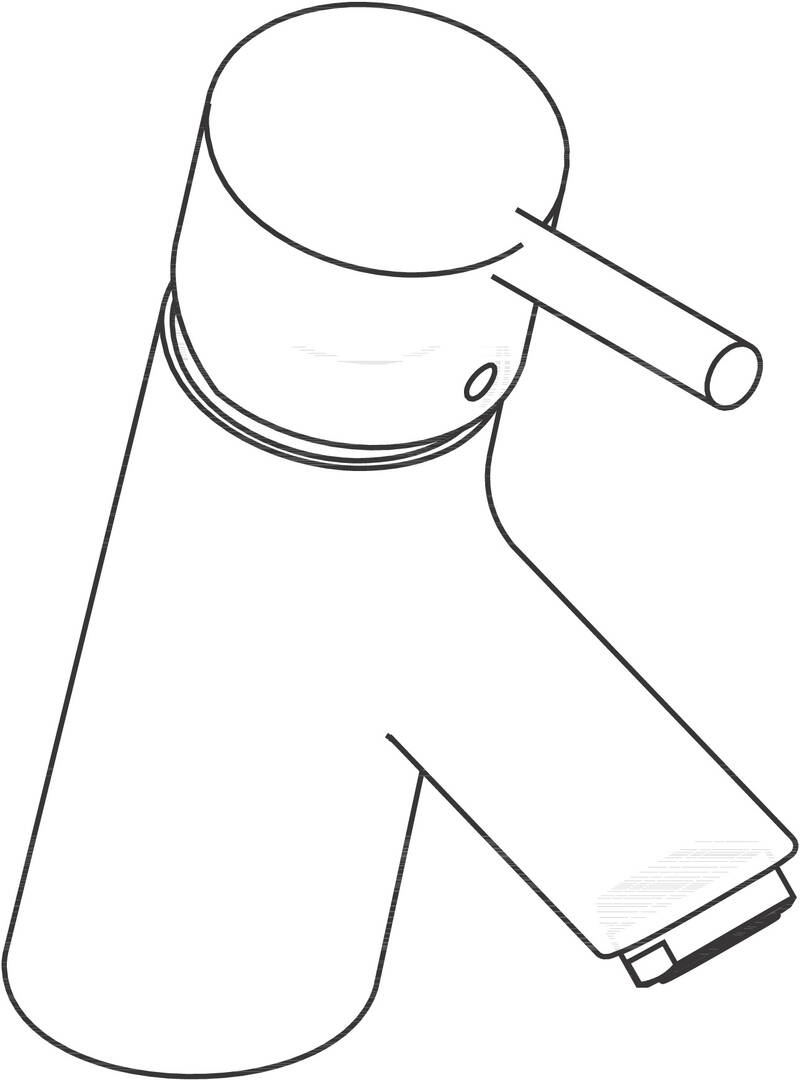 Single Lever Basin Mixer DN15 with G ⅜ connections