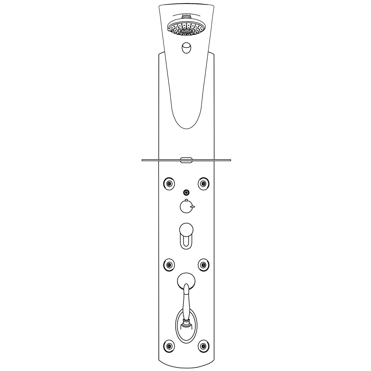 Shower panel Prestige ML 20