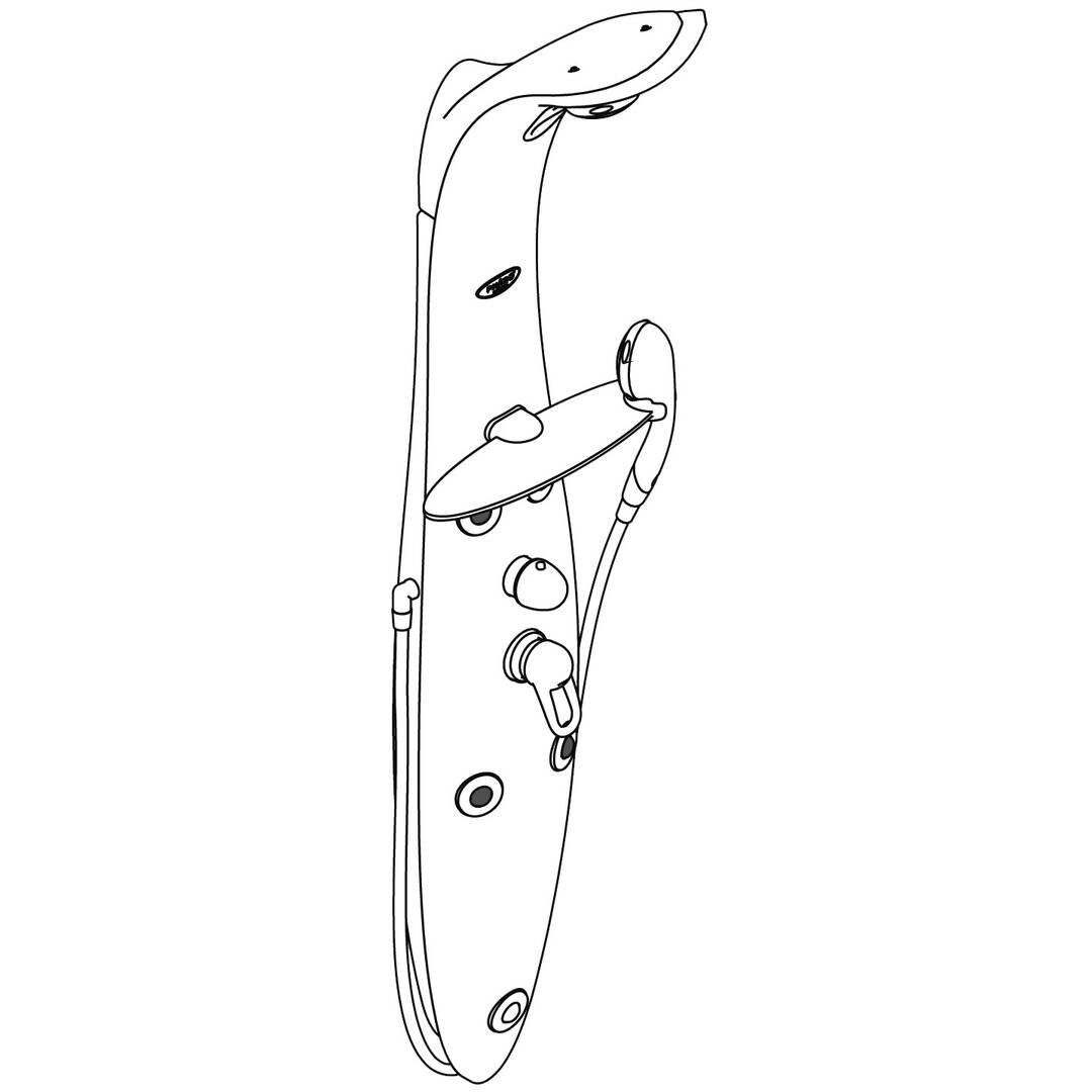 Duschpaneel Helis ML20