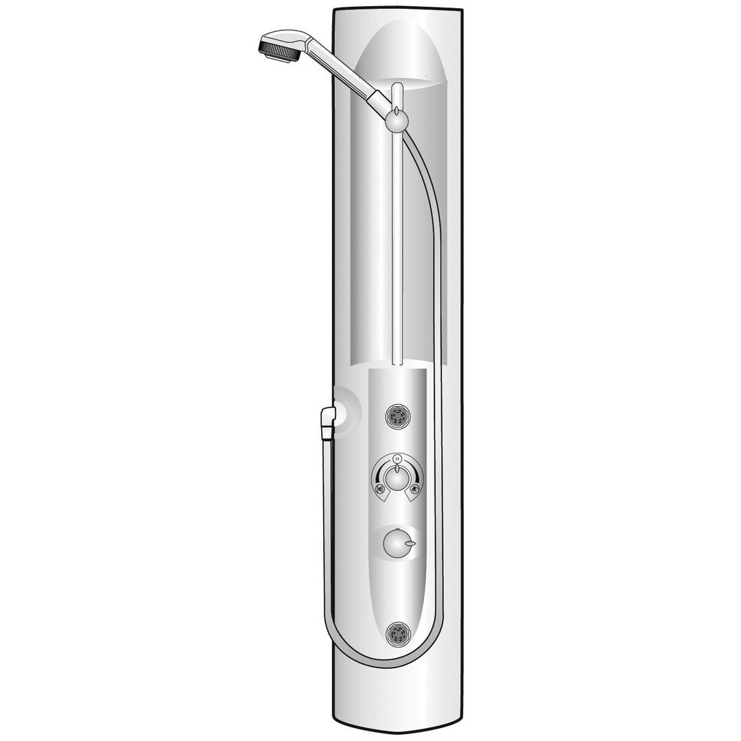 Duschpaneel DP-C M20