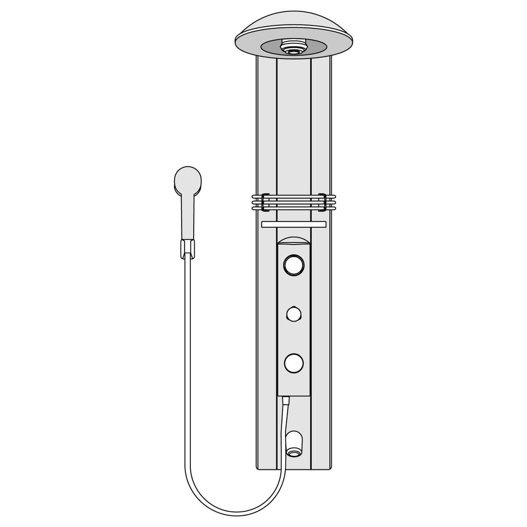 Duschpaneel DP-E M 30