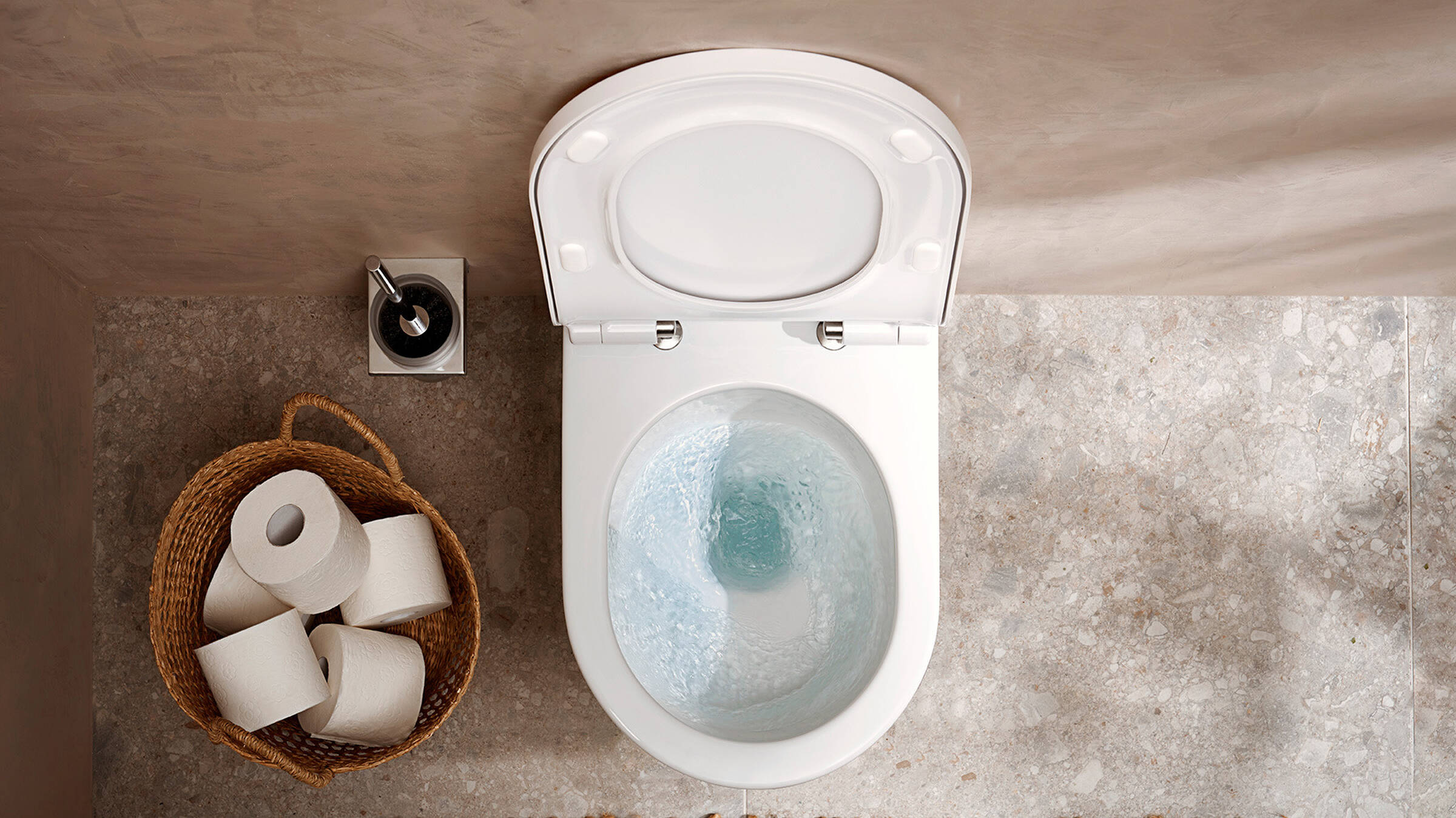 Vodní vír pro optimální splachování