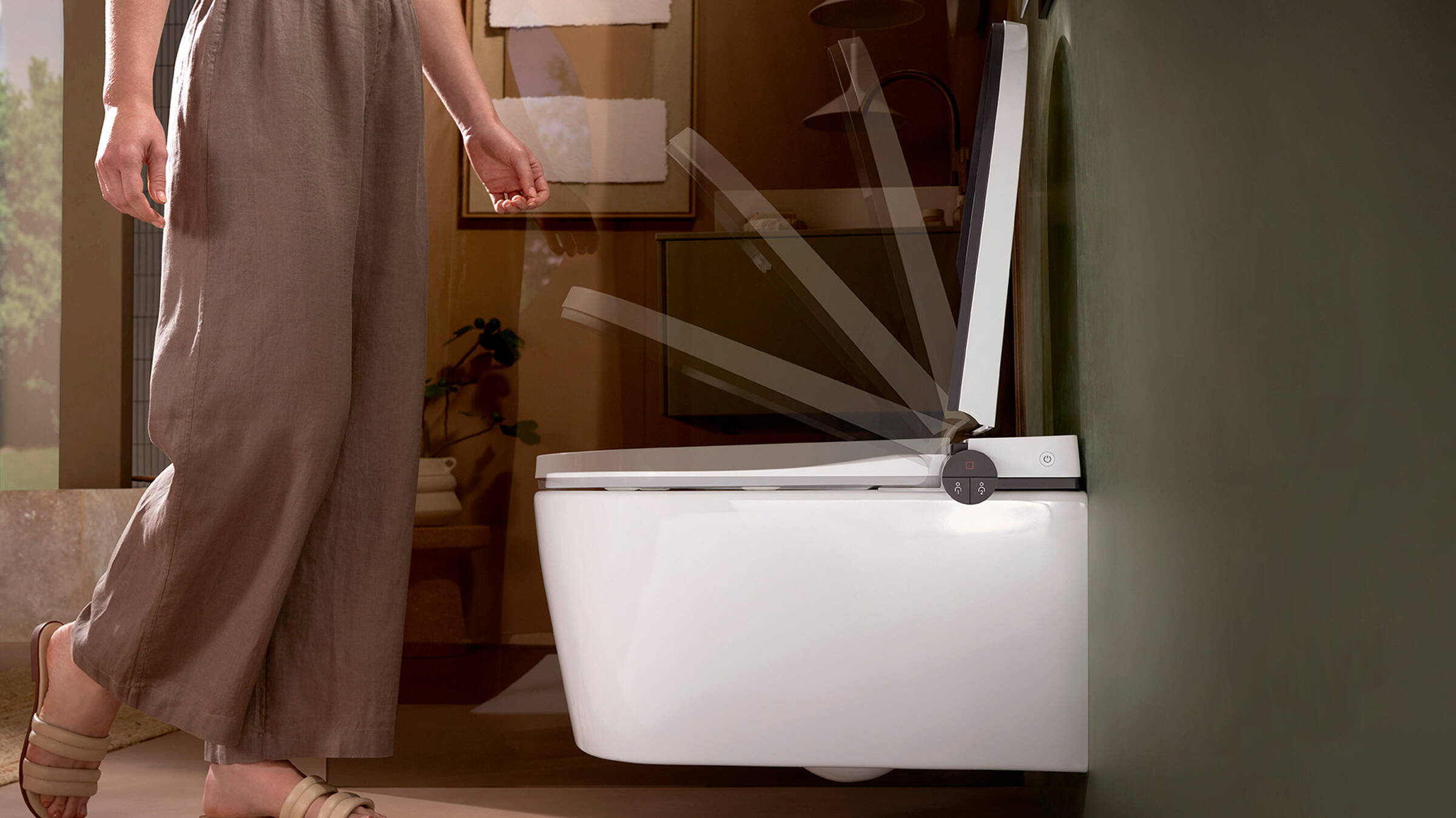 Comfortable touchless operation