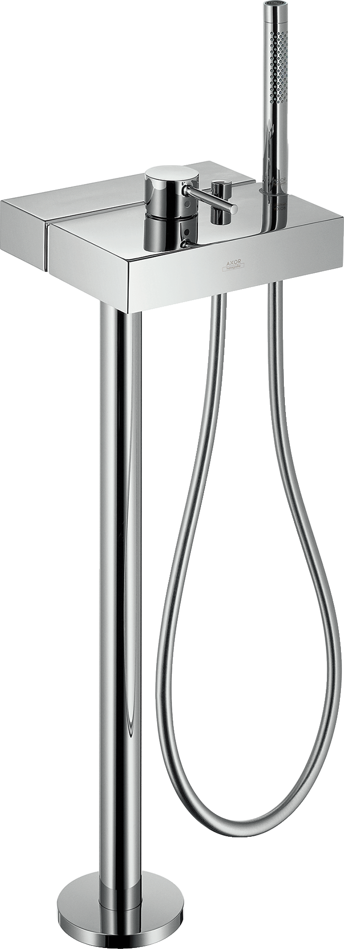 1-grebs karsøjle til gulvmontering