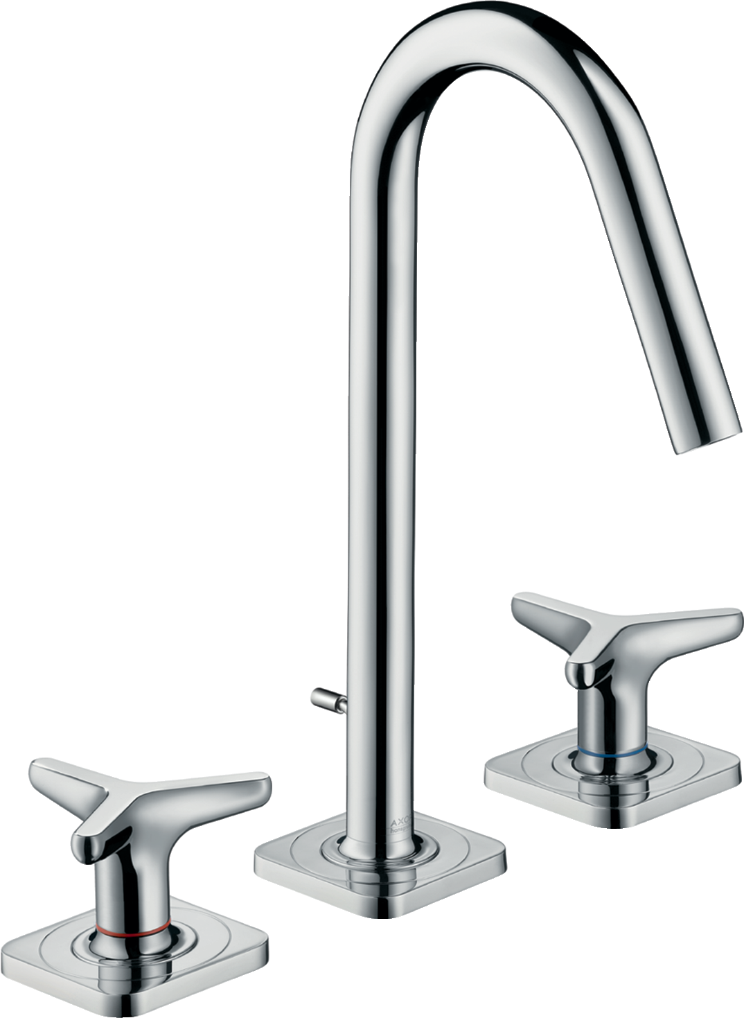 3-hole basin mixer 160 with star handles