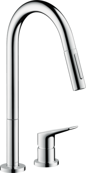 Rubinetteria cucina 2 fori 220 con doccetta estraibile Eco Rubinetteria cucina 2 fori 220 con doccetta estraibile Eco