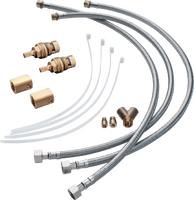 Schlauchverlängerungsset für 3-Loch Waschtischarmaturen