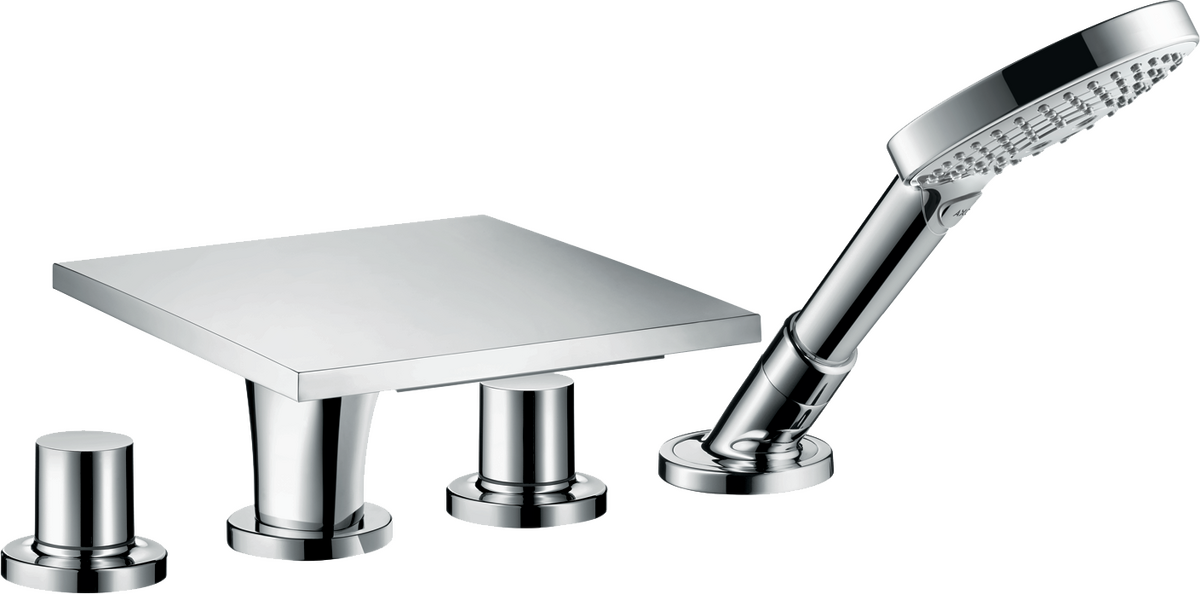 4-hole rim mounted bath mixer
