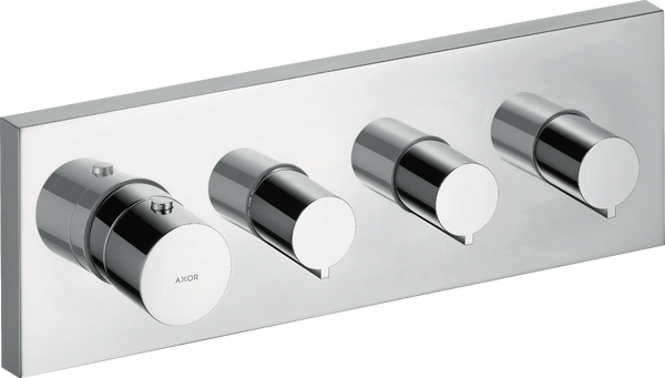 Thermostatic module 360/120 for concealed installation square for 3 functions