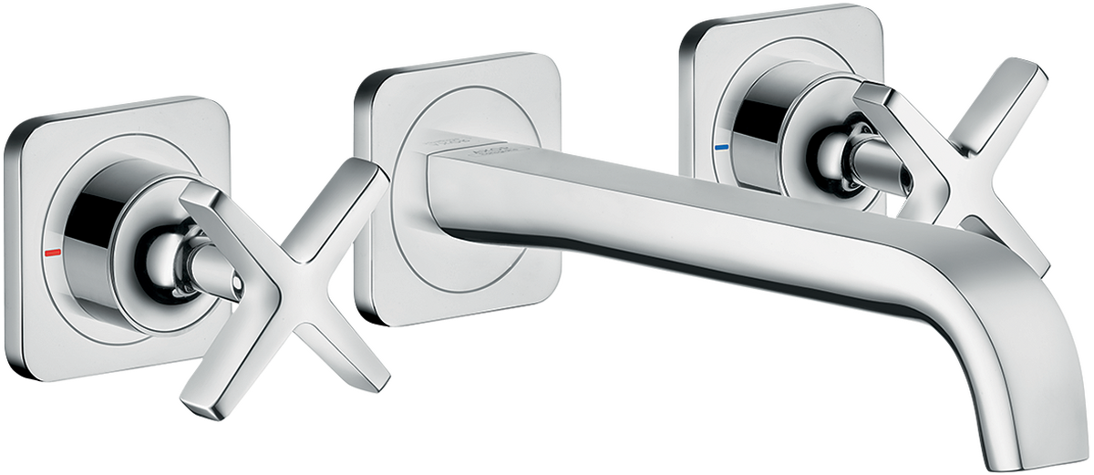 Wall-Mounted Widespread Faucet Trim