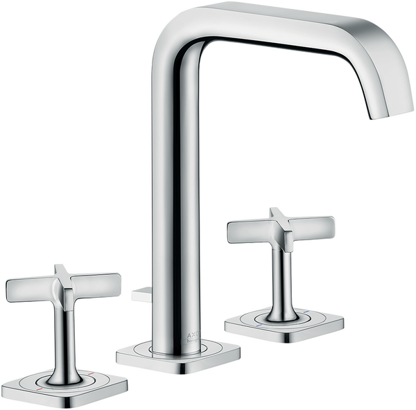 AXOR Washbasin faucets AXOR Citterio E, SingleHole Faucet 125 with PopUp Drain, 1.2 GPM, Art