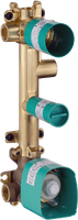 Basic set for thermostatic module 380/120 for concealed installation for 3 functions Basic set for thermostatic module 380/120 for concealed installation for 3 functions