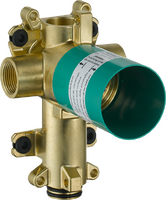 Grundkörper für Ab- und Umstellventil Trio 120/120 Unterputz