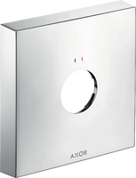 Extension element square 1-hole red blue