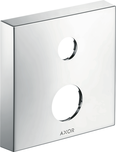 Verlängerungsrosette eckig 2-Loch