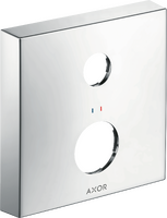 Extension element square 2-hole red blue