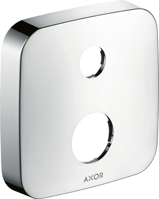 Rosace Softsquare 33 mm pour robinetterie encastrée 2 trous — visuel fabricant illustratif