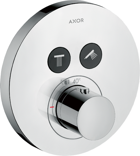 AXOR ShowerSolutions Shower mixers: 2 outlets, Chrome, Item No