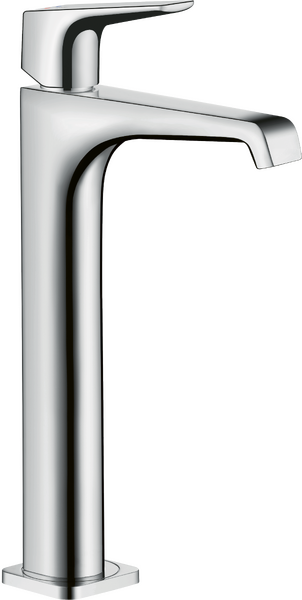 Single lever basin mixer 250 with lever handle for wash bowls with waste set